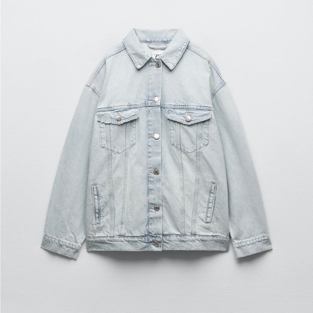 Zara TRF Oversized denim jacket